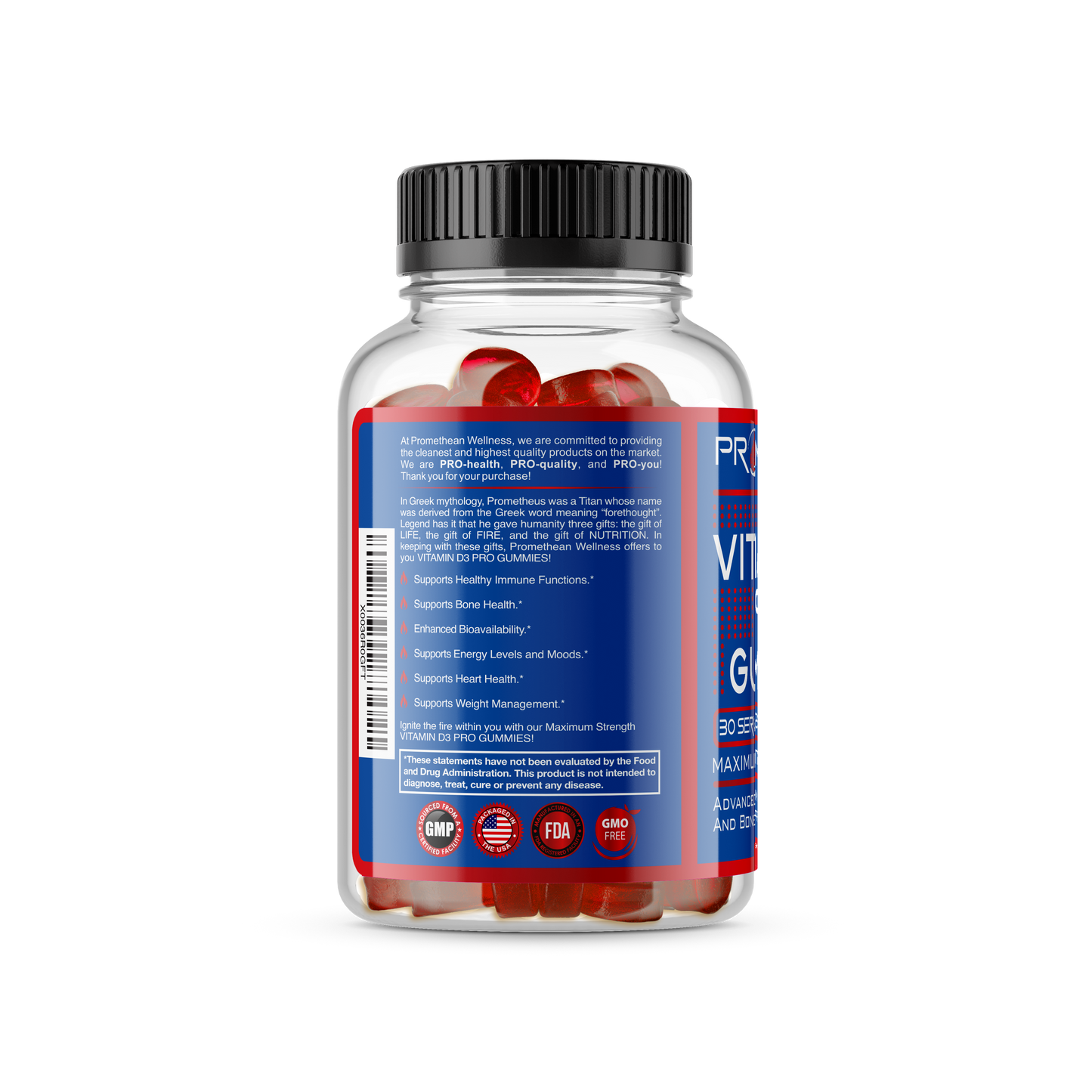 (60ct Gummies) Extra Strength Vitamin D Gummies 10000 IU Max Absorption