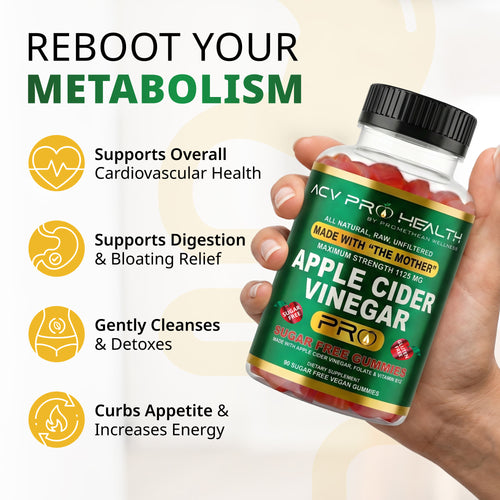 (90ct Gummies) ACV + Sugar Makes No Sense! Try The World's First Zero Net Carbs Sugar Free Apple Cider Vinegar Gummies
