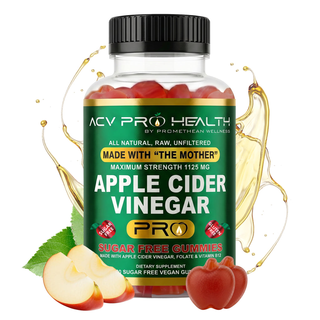 (90ct Gummies) ACV + Sugar Makes No Sense! Try The World's First Zero Net Carbs Sugar Free Apple Cider Vinegar Gummies